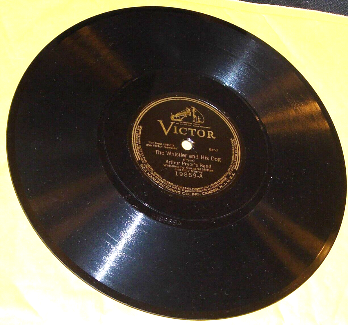 Arthur Pryor's Band,The Whistler And His Dog/The Warbler's