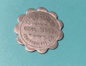 Independence, Wis. -Wise & Mish- Trade Token-Good For Merchandise