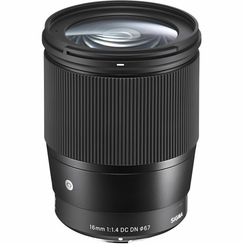 Sigma 16mm F/1.4 DC DN Contemporary Lens for Sony E Mount With Box
