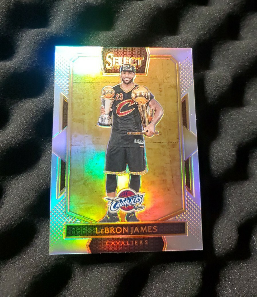 LeBron James 2016-17 Panini Select Silver PRIZM Courtside Championship #286 MVP