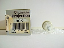 BCK Projector Projection Lamp Bulb GE BRAND 120V 500W AVG. 50-HOUR LAMP