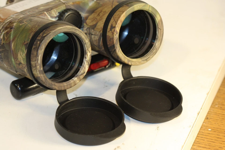 Tethered Objective Lens Covers...LEICA.. Set of 2.... fits 10x32 and 8x32 - Image 3 of 4