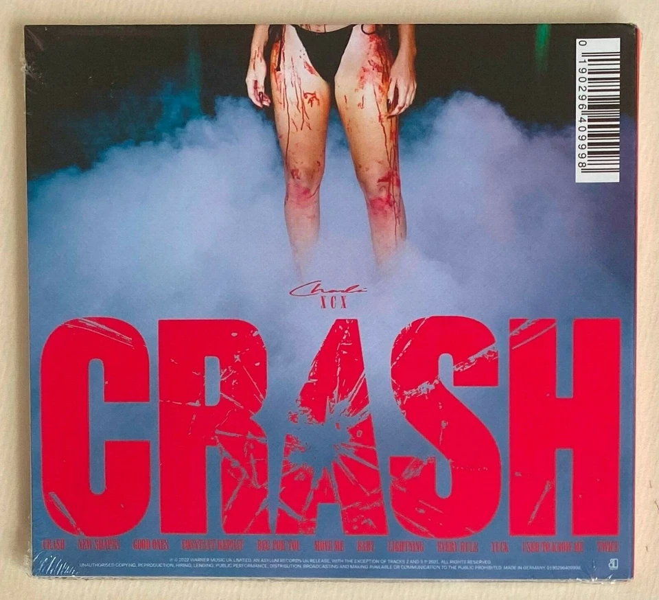 CHARLI XCX * CRASH * 11 TRK CD w/ LIMITED SIGNED ART CARD 2 * BN * RINA SAWAYAMA - Image 4 of 4