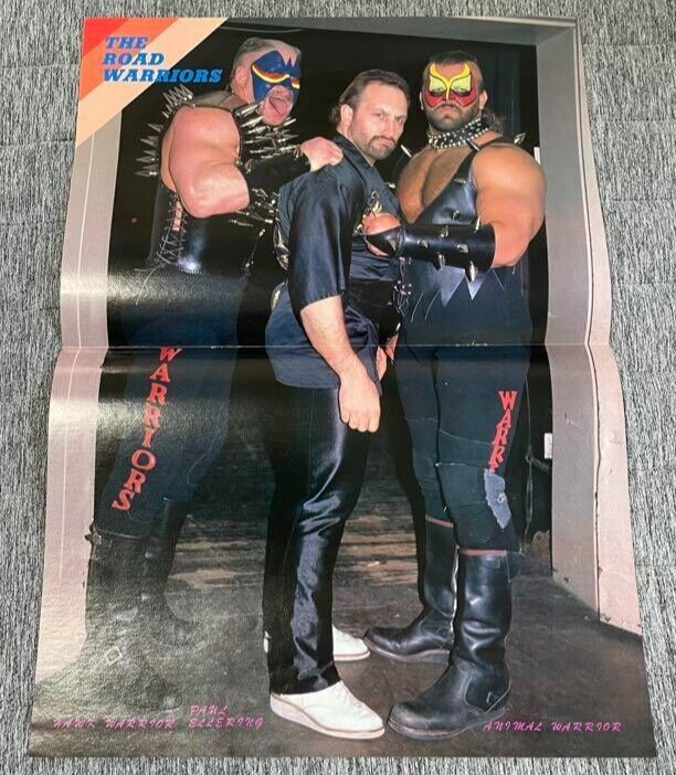 The road warriors Animal Hawk Poster AJPW NJPW Pro Wrestling H