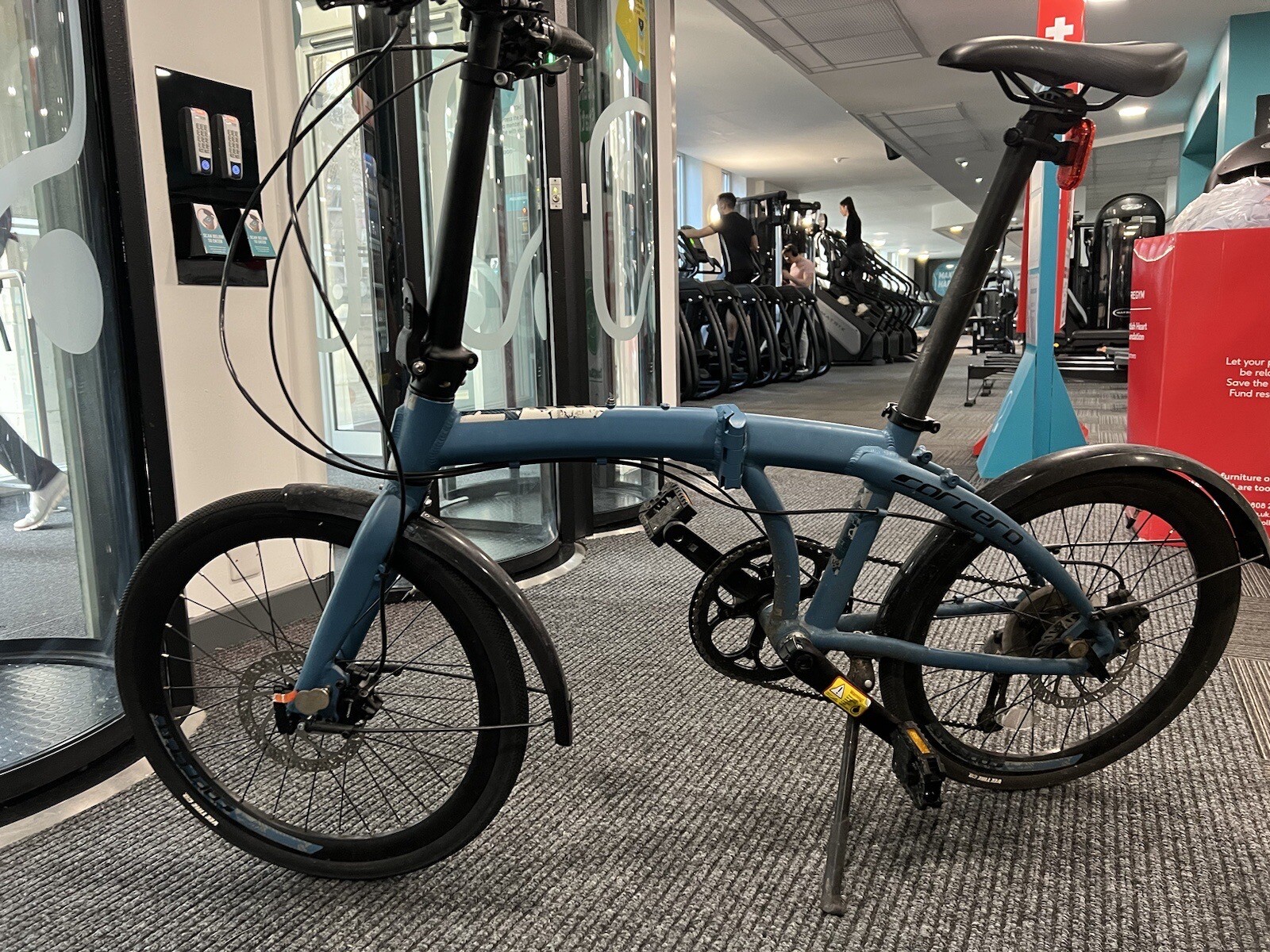 Carrera Intercity Disc 9 Speed Foldable Bike eBay