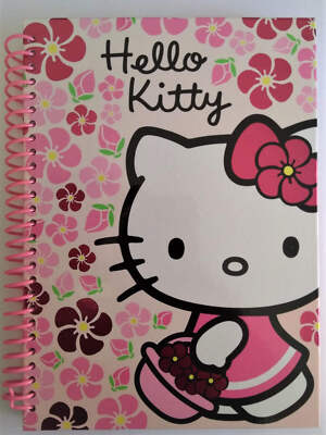 Hello Kitty Blumen A5 Notizbuch