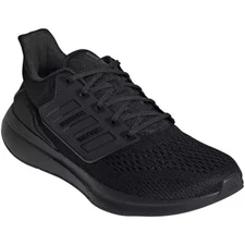 adidas Mens EQ21RUN Fashion Running Shoes Black/Black 12 $80
