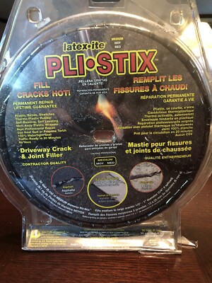 Latex-ite Pli-Stix 30 Ft. Medium Black Permanent Blacktop Joint and Crack Filler