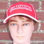 TOYOTA RED BASEBALL CAP GIBRALTAR STOCK HOLDINGS LTD 1996-2006 BRAND NEW