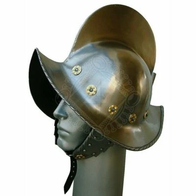 Mittelalterlicher Ritter Spanischer Morion Helm Rüstung Spanischer Helm - Bild 1 von 4