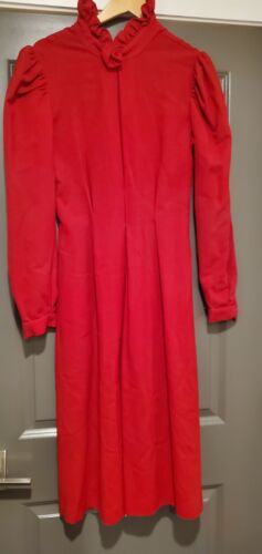 Kathryn Conover Red Vintage Dress 12 - image 1