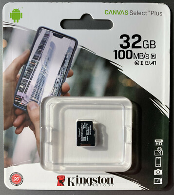 micSDHC 32 GB Kingston Canvas Select Plus Single ohne Adapter NEU OVP