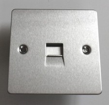 Image of Stainless Steel Telephone Master Socket - Flat Plate Screw Connection - Quality