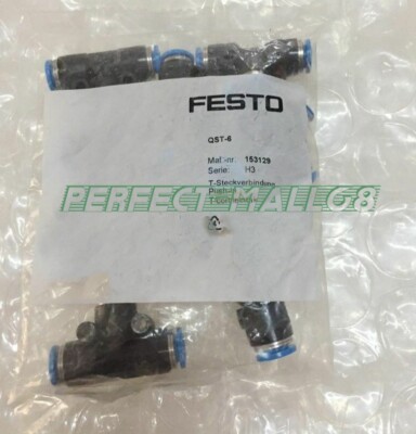 153129 QTY:10 New For FESTO Push-in Connector 153129 QST-6 | eBay