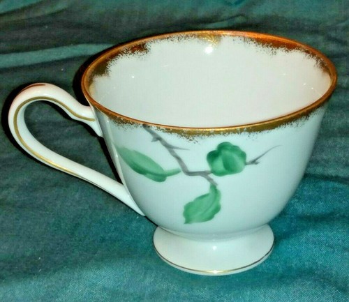 Lefton Blue Joy Jay Plate Cup Saucer Set E2167 E2168 Hand-Painted Bird Vintage - Picture 8 of 12