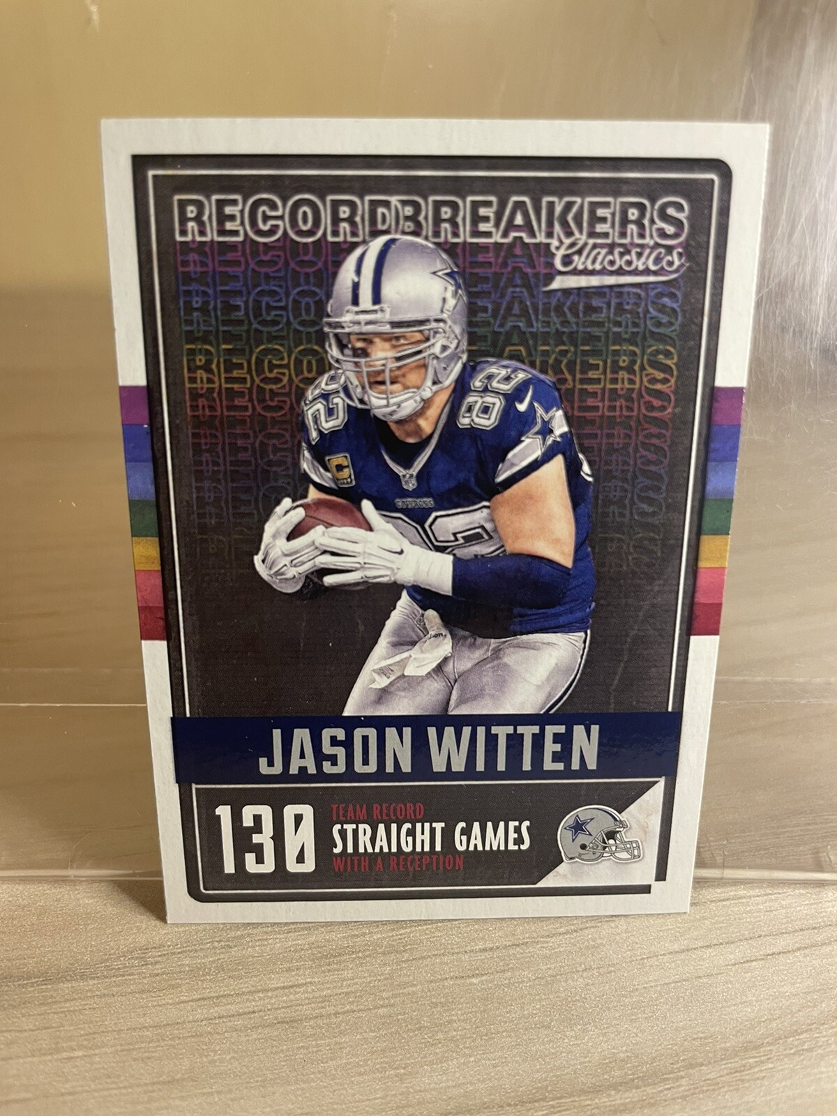 Jason Witten 7 2017 Panini Classics Record Breakers H 42CS