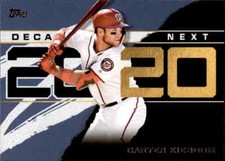 2020 Topps Series 1 CARTER KIEBOOM Decades' Next BLUE Parallel Nationals #DN-29