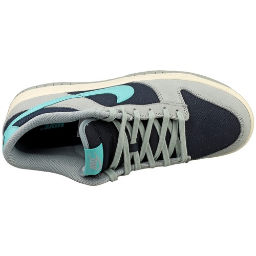 Nike Dunk Low Retro Premium Hombre Moda Entrenadores en Gris Azul Marino - Imagen 7 de 8