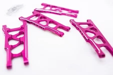 CR (F + R) PINK Aluminum A-Arms For Traxxas Slash 4x4, Rustler, Stampede