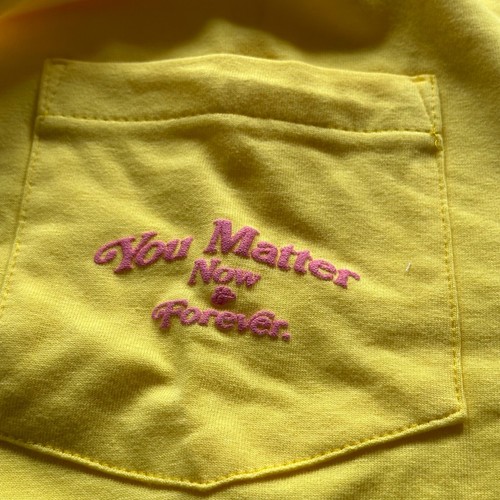 Demetrius Harmon "You Matter Now & Forever" Sunflower Yellow T-Shirt - Medium - Picture 3 of 5