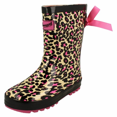 Bottes De Pluie Imprimé Léopard Pour Femmes - Spot On, Diverses Pointures