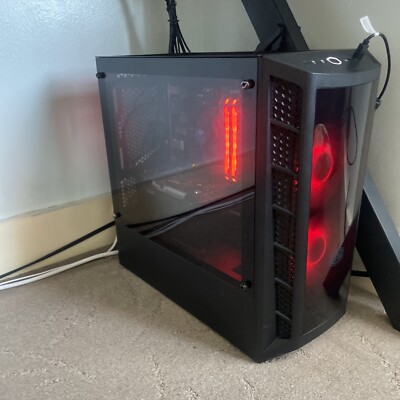 Black RGB Gaming PC High Performance Gaming and Streaming