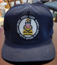 Vintage United States Coast Guard Cap Made in the USA Bancroft Adjustable