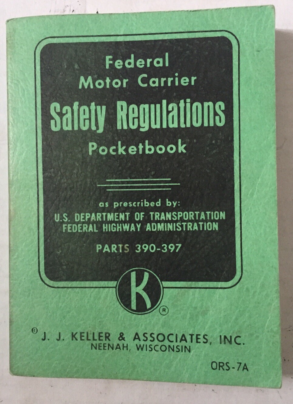 Vintage 1978 Federal Motor Carriers Safety Regulations Book,Trucking eBay