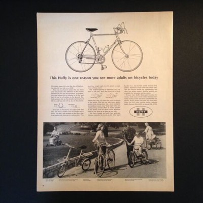 1965 Huffy Bicycle Vintage Print Ad | eBay