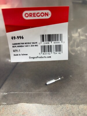 Oregon  49-996 Engine Carburetor Needle Valve Honda  Honda - 16011-ZEO-005