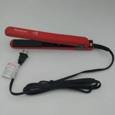 Brand New Rebel Red Flat Iron Professional Ceramic Hair Straightener Ion Tech