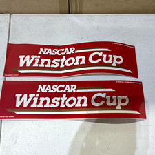 Nascar Winston Cup Auto Racing Redwhite Decal Set Stickers Lot Of 2 Nascar Winston Cup Auto Racing Redwhite Decal Set Stickers Lot Of 2