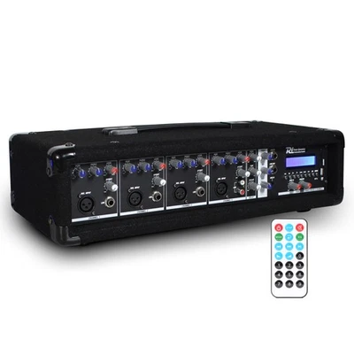 Power Dynamics PDM-C405A Bluetooth 4 Channel Mixer Amplifier PA System