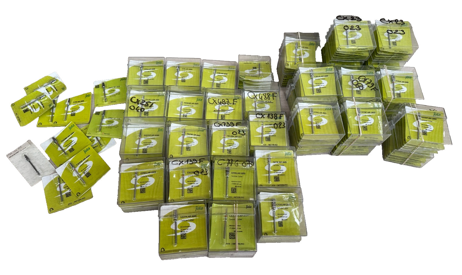 Fraises de précision JOTA C79G.HP.045 en carbure de tungstène pour l'ajustement lisse des résines