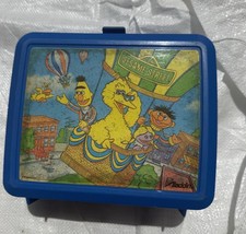 Vintage Sesame Street Aladdin Plastic Lunch Box