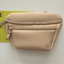 All in Motion Cream Belt Bag