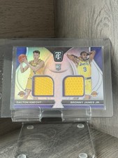 2024-25 TC Rookie Dual Swatches Dalton Knecht Bronny James Lakers