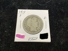 1913-S Barber Half Dollar 50C Key Date San Francisco Silver #1410