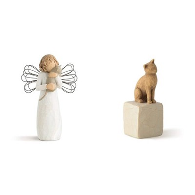 Willow Tree 26109 3er Set Figuren Liebe & Katze 12,7cm Harz handbemalt Geschenk