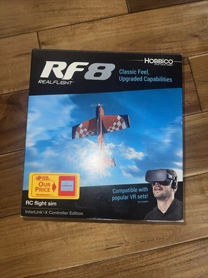 RealFlight RF-8 Flight Simulator with InterLink-X Controller and Software Real