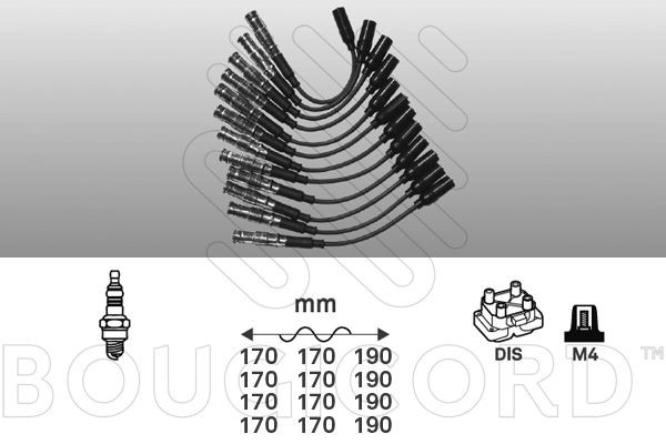 Fils de bougies pour Mercedes CLK 320, parfaits pour sécuriser vos trajets
