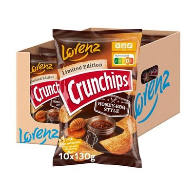 LORENZ | Crunchips Limited Edition HoneyBBQStyle | 10er Pack | glutenfrei
