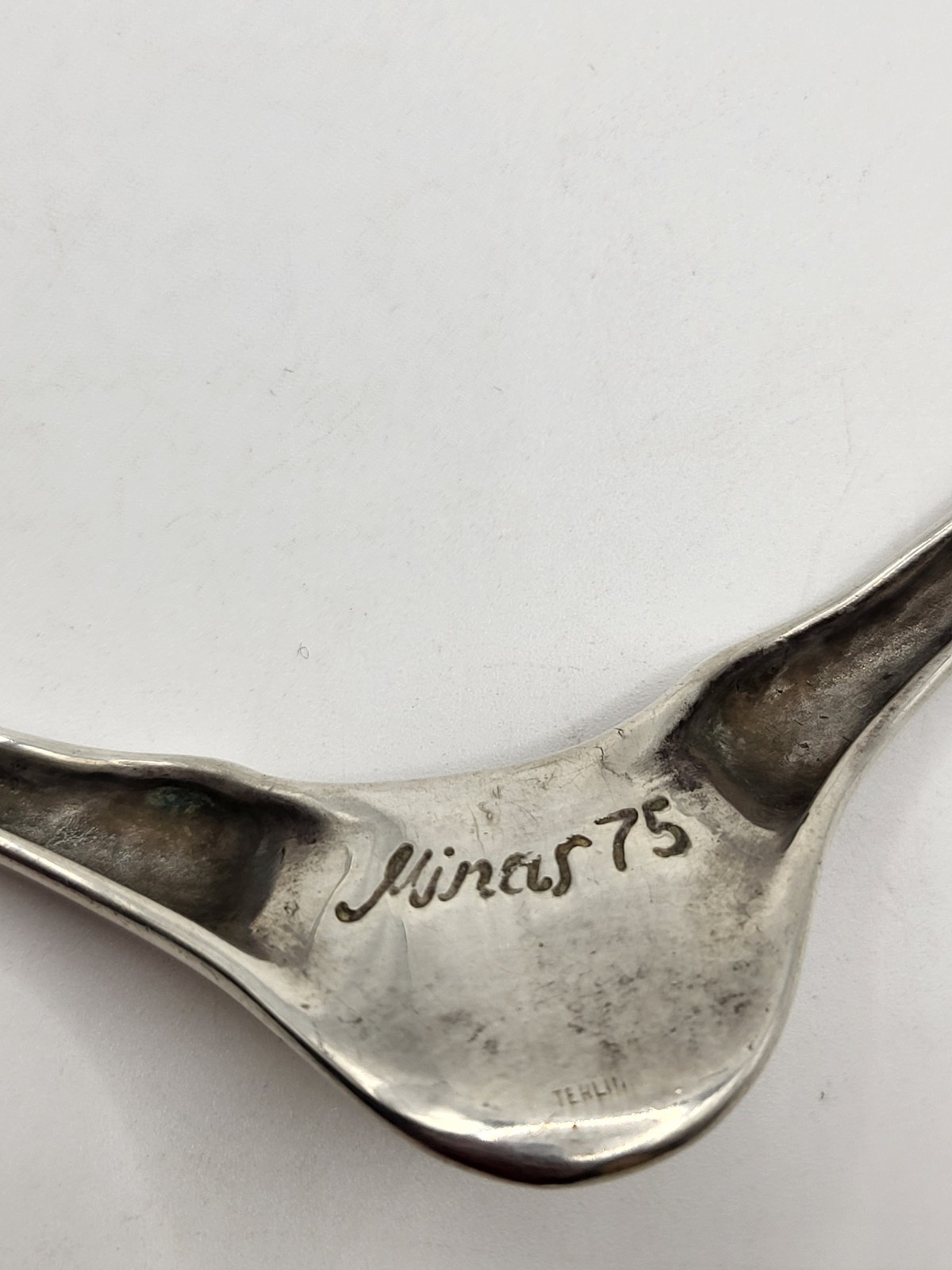 MINAS SPIRIDIS Solid Sterling Modernist Neck Ring… - image 2