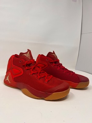 Nike Air Jordan Melo M12 Big Apple Gym Red Gold Men's 10.5 Shoes w/ Box
