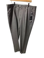 Chaps Men’s Suit Separate Pants Gray/Black Micro Checks Size 42x32 NWT