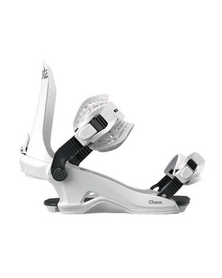 Bataleon Chaos HW Snowboard Bindings, White, Large/X-Large MY26