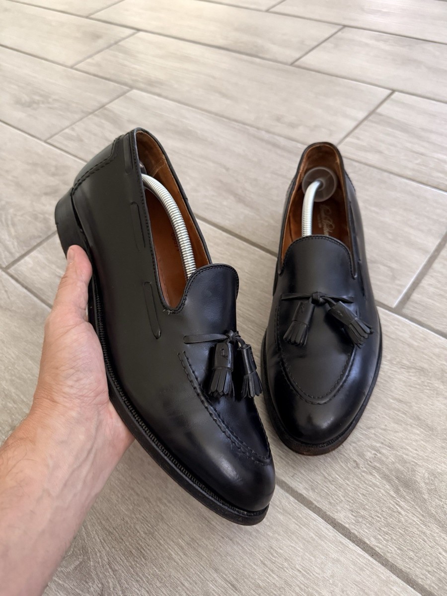 Brooks Brothers Made in USA Alden 00071 Black Leather Tassel