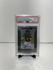2022 AHMAD “SAUCE” GARDNER Auto /99 Donruss Optic Elite Series HOLO SP RC PSA 9