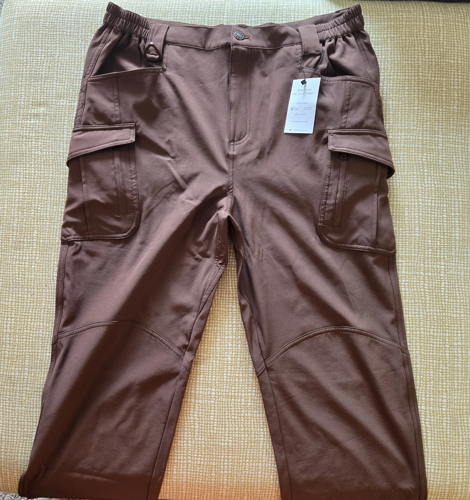 NWT Texwix Flexcamo Tactical Cargo Pants Waterproof Brown Mens Sz XL 34 New