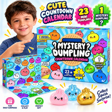 Christmas Dumpling Squishy Advent Calendar 24 Days Countdown Mystery Surprise